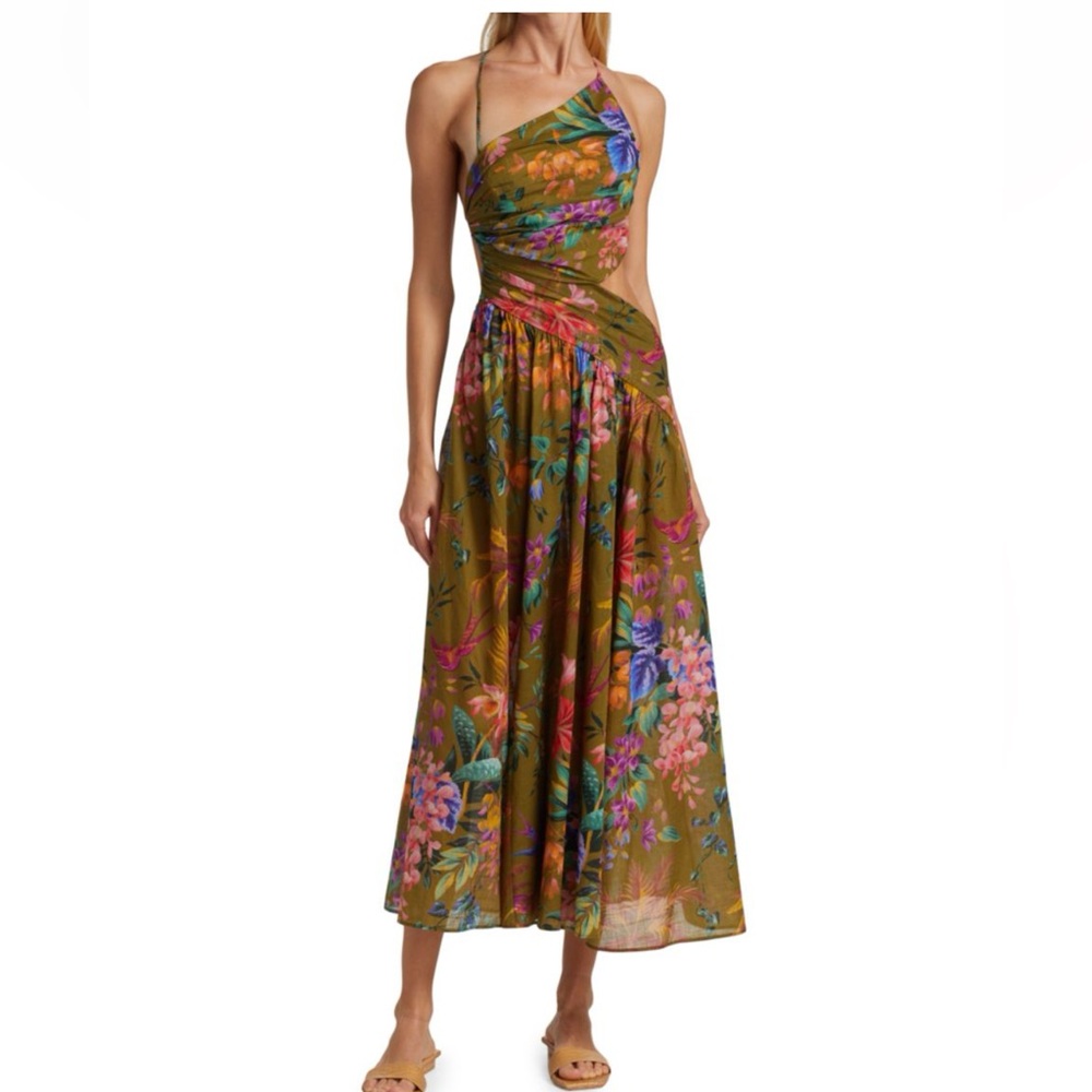 Zimmermann Tropicana Cut Out Dress Size AU2